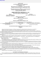 Dorchester Minerals LP