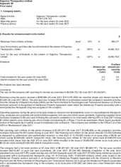Argenica Therapeutics