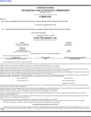 Astria Therapeutics Inc