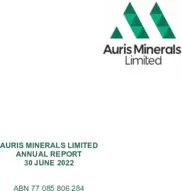 Auris Minerals Limited