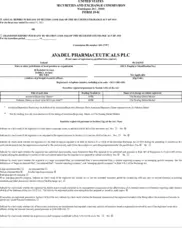 Avadel Pharmaceuticals plc