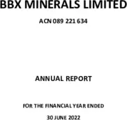 BBX Minerals Limited