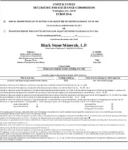 Black Stone Minerals LP