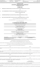 Castor Maritime Inc.