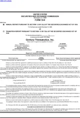 Century Therapeutics, Inc.