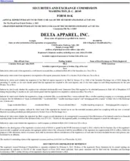 Delta Apparel Inc.