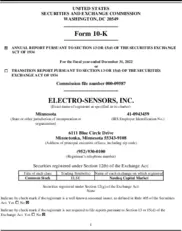 Electro-Sensors Inc.