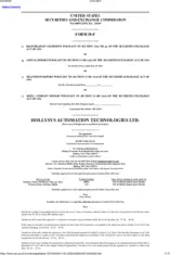 Hollysys Automation Technologies, Ltd.