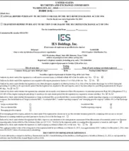 IES Holdings, Inc.