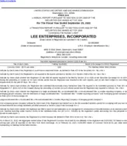 Lee Enterprises Inc.