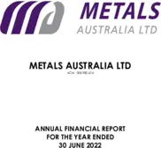 Metals Australia Limited