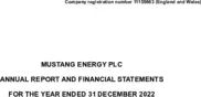 Mustang Energy PLC