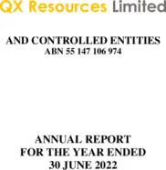 QX Resources Limited