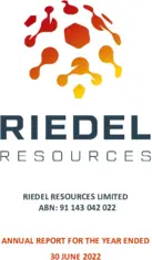 Riedel Resources Limited