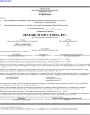 Research Solutions, Inc.
