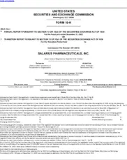 Salarius Pharmaceuticals, Inc.