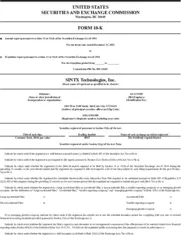 SiNtx Technologies, Inc.