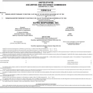 Sutro Biopharma, Inc.