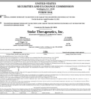 Stoke Therapeutics, Inc.