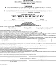 The Chefs Warehouse