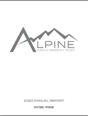 Alpine Income Property Trust, Inc.