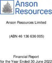 Anson Resources