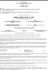 Adma Biologics