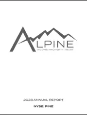 Alpine Income Property Trust, Inc.