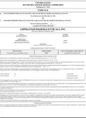 Amphastar Pharmaceuticals Inc