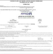 Amtech Systems