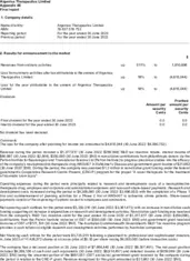 Argenica Therapeutics