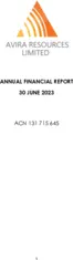 Avira Resources Limited