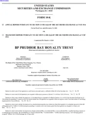 BP Prudhoe Bay Royalty Trust