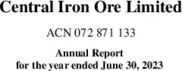 Central Iron Ore Limited