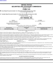 Citi Trends, Inc.