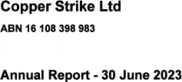 Copper Strike Limited