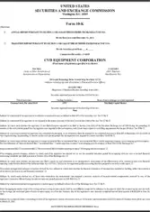 CVD Equipment Corporation