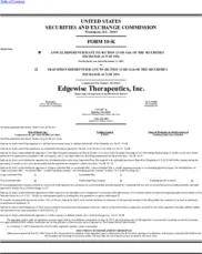 Edgewise Therapeutics, Inc.