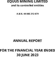 Equus Mining Limited