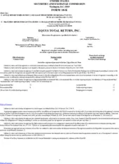 Equus Total Return, Inc.