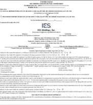IES Holdings, Inc.