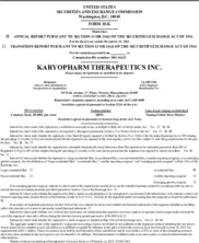 Karyopharm Therapeutics Inc