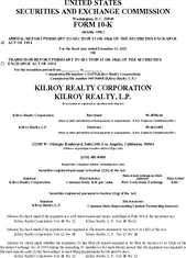 Kilroy Realty Corporation