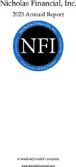 Nicholas Financial Inc.