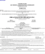 Organogenesis Holdings Inc.