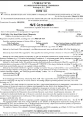 NVE Corp