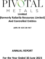 Pivotal Metals Ltd.