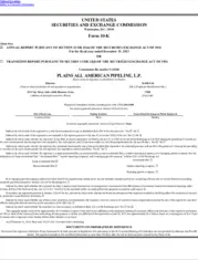 Plains All American Pipeline LP