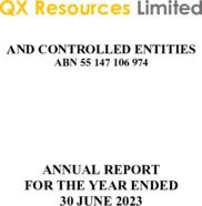 QX Resources Limited