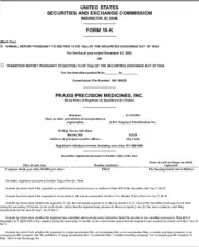 Praxis Precision Medicines, Inc.
